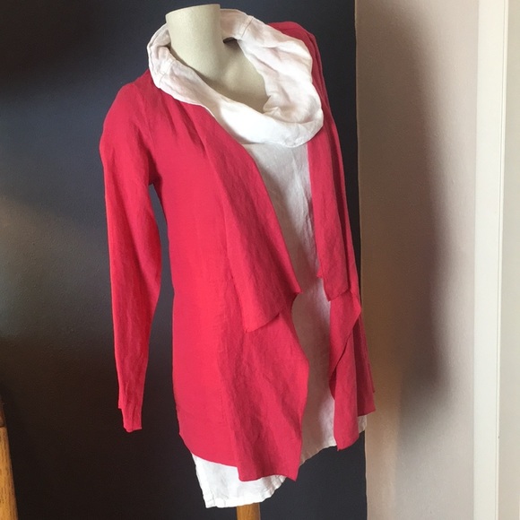 NWT Lagenlook Linen Jacket - Picture 1 of 8
